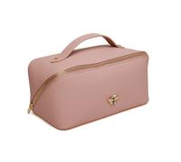 Alice Wheeler Bee Train Case Beauty Concertina Fold Out Organiser (Pink)