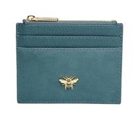Alice Wheeler Bee Vegan Leather Coin & Card Ladies Purse (Teal)