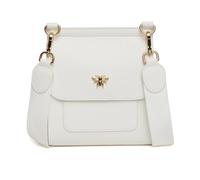 Alice Wheeler Bloomsbury CrossBody/Shoulder Bag Textured Vegan Leather (White)