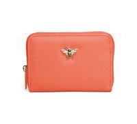 Alice Wheeler Bromley Purse Credit Card Holder Vegan Leather Orange