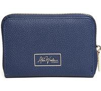 Alice Wheeler Bromley Purse Credit Card Holder Vegan Leather Purse for Women (Navy)