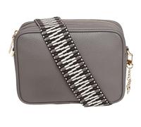 Alice Wheeler Camera Crossbody Soho Bag Double Zipped with 2 straps and bee attachment (Slate)