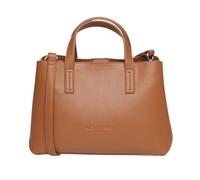 Alice Wheeler Florence Nappa Handbag - Luxury Vegan Leather - Tan Grab & Crossbody Bag - 3 Compartments - Magnetic Fastener - 26 x 17 x 12 cm