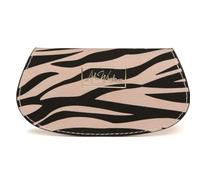 Alice Wheeler Glasses Eyeglasses Case, Vegan Leather Exterior, Velvet Interior, 13.5 x 7.5 cm (Zebra)