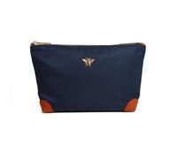 Alice Wheeler Harrow Travel Pouch - Navy - Size: One Size