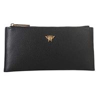 Alice Wheeler Large Slim Bumble Bee Coin and Card Purse (Black)
