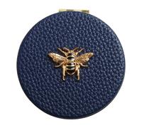 Alice Wheeler London Bee Compact Mirror - Navy