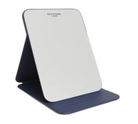 ALICE WHEELER LONDON Folding Travel Mirror in Navy ALICE WHEELER LONDON Navy