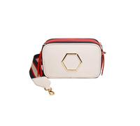 Alice Wheeler Women's Pimlico Honeycomb Tricolour Cross Body Bag Cream, Navy and Red