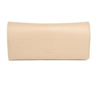 Alice Wheeler London Rome Glasses Case - Unisex Nappa Collection - Soft-Touch Vegan Leather, Magnetic Closure, Gift Boxed - 17 x 7 x 3.5 cm - Black, Tan (Sand)