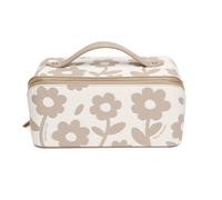 ALICE WHEELER LONDON Women's Stone Floral Train Case ALICE WHEELER LONDON Stone