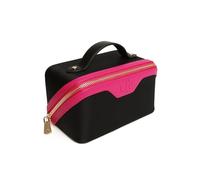 Alice Wheeler LTC Luxury Mini Train Case, Black and Pink