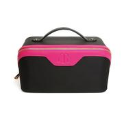 Alice Wheeler LTC Luxury Train Case, Black and Pink