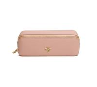 Alice Wheeler Makeup Brush Faux Leather Train Case - Pink