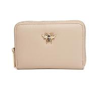 Alice Wheeler Medium Concertina Bumble Bee Coin and Card Purse - Vegan Leather (Stone)