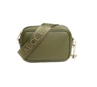 Alice Wheeler Mini Soho Crossbody Bag, Olive Green, 18cm x 12cm x 6cm, Gold Bee Charm