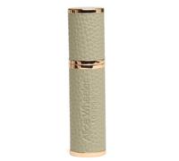 Alice Wheeler Perfume Atomiser, Refillable Perfume Bottle with Gift Box London - Vegan Leather (New Pistachio)