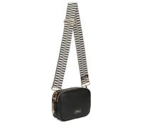 Alice Wheeler Soho Duel Compartment Camera Cross Body Bag with 2 Straps and Bee Attachment Shoulder Bag for Ladies (Black)