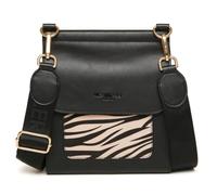 Alice Wheeler Vegan Leather Crossbody Bag Leopard & Zebra Print - Adjustable Removable Strap, Magnetic Closure, Ladies Shoulder Bag 25cm (Zebra)