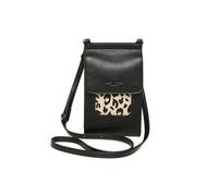Alice Wheeler Vegan Leather Mini Bloomsbury Crossbody Phone Bag Bee (Light Leopard)