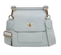 Alice Wheeler Vegan Leather Pastel Crossbody Bag Bee (Duck Egg)