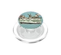 Alice Wonderland Hatter Tea Party Literary Quote PopSockets PopGrip for MagSafe