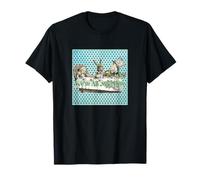 Alice Wonderland Hatter Tea Party Literary Quote T-Shirt