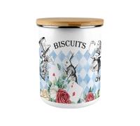 Alice's Adventures Biscuit Storage Tin - 2.7L Extra-Large Kitchen Canister