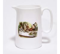 Alice's Adventures in Wonderland - Tea Party Design - Fine Bone China Jug (Half Pint Class (Approx 320 ml))