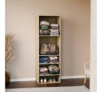 Alice's Garden Sweeek - Modular Open Wardrobe Shelf Unit Modulo Natural 60X45X1800 Cm