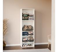 Alice's Garden Sweeek - Modular Open Wardrobe Shelf Unit Modulo White 60X45X180 Cm
