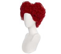 Alices in Wonderlands Reds Queens Anime Cosplay Wig Hair Costume Party Fancy Dress Wigs for Halloween Carnival Costume Party