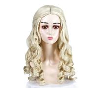 Alices in Wonderlands Whites Queens Anime Cosplay Wig Hair Costume Party Fancy Dress Wigs for Halloween Carnival Costume Party