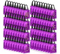 Aliceset 64 Pcs Christian Gift Bags Bulk with Handle Medium Size Bible Verse Religious Gift Bags Reusable Non Woven Church Welcome Totes for Baptism Mother's Day Birthday Party Favors (Dark Purple)
