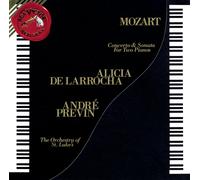 Alicia de Larrocha / Previn – Mozart: Sonata & Concerto for 2 Pianos – CD