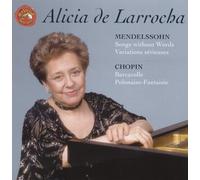 Alicia de Larrocha - Songs Without Words / Variations / Barcarolle [New CD]