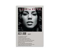 Alicia Keys Album As I Am Poster Canvas Wall Art Aesthetic Cover Poster Modern Art Painting for Living Room 20x30inch(50x75cm) Unframe-style