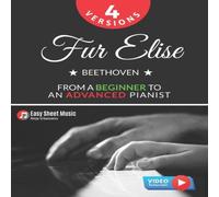 Alicja Urbanowicz Fur Elise - Beethoven - 4 Versions - From a Beginner to an Alicja Urbanowicz Multicolor