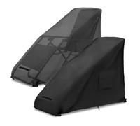 Alickwang 2 Pack Zero Gravity Chair Cover,Outdoor Heavy Duty 600D Waterproof Zero Gravity Lounge Chair Cover,Patio Folding Zero Gravity Recliner Cover.Black,35" L x 26" W x 45" H.