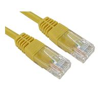 ALIDA SYSTEMS 10m Professional Network Cable - Premium Quality (26 AWG 100% Copper Wire) / CAT5e (enhanced) / RJ45 / Ethernet/Patch/LAN/Router/Modem / 10/100 Yellow