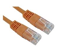 ALIDA SYSTEMS 2m Professional Network Cable - Premium Quality (26 AWG 100% Copper Wire) / CAT5e (enhanced) / RJ45 / Ethernet/Patch/LAN/Router/Modem / 10/100 Orange
