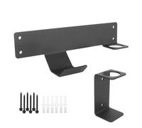 Alide 1 Set Wall Mount Floor Jack Stand Rack Organizer, Hooks Heavy Duty with Screws, for Farm Mechanics Shed Garage Repair Bay