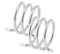 Alide 2 Pcs Brake Caliper Return Springs Replacement Parts Compatible with Disc Brake Clamp BB5 BB7 Mountain Bike Road Bike Silver Steel