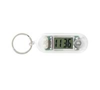 Alide 2 Pcs Keychain Digital Clock with Real-Time Display, Silent Design, Lightweight Study Aid for Students and Daily Use