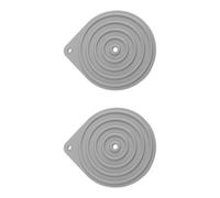 Alide 2 PCS Microwave Plate Warmers for Warming Dinner, Plate Warmer Heat Resistant, Microwave Non-Slip Silicone, Mats for Worktops Ideal(Random Color)