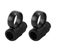 Alide 2Pcs Drum Stick Control Clip Drumsticks Grip Finger Controller Rotating Auxiliary Tool for Beginner Drummers Fits 5A/5B Drum Rods Black