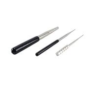 Alide 3 Pcs Wire Looping Mandrel, 12 Sizes Black Jump Ring Mandrel, Ring Forming Tool for Jewelry Making Wire Wrapping