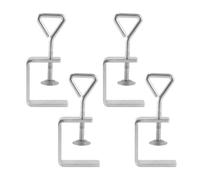 Alide 4-Pack Stainless Steel C Clamps - 50mm Small High-Performance Clamps for Woodworking & Car Repair