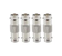Alide 4PCS 75 Ohm BNC Female to Female Barrel Connector RF SDI Adapter for HD 3G 4K 8K SDI Video Camera Cable Surveillance Systems