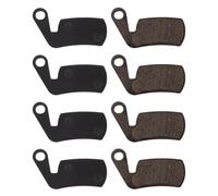 Alide 4Pcs Bicycle Disc Brake Pads Resin Semi-Metallic 4mm Thickness Compatible With Clarks SX Skeletal EXO Hydraulic Mountain Bike Replacement Accessories